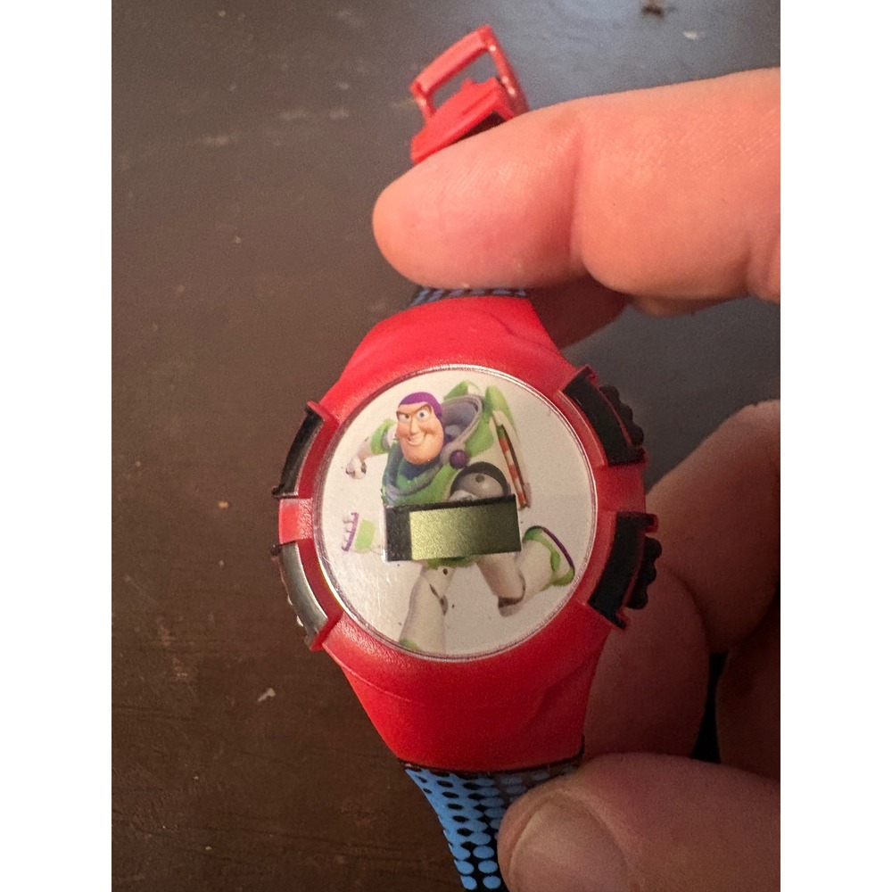 Disney Pixar Toy Story Buzz Lightyear Digital Watch Red TOY073G MZB